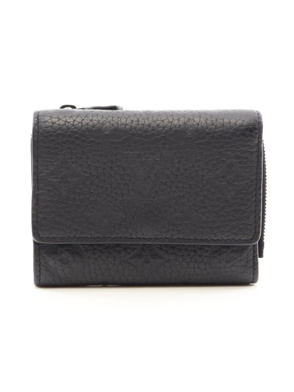 Louis Vuitton Trifold Wallet Portefeuille Pilot Noir Leather